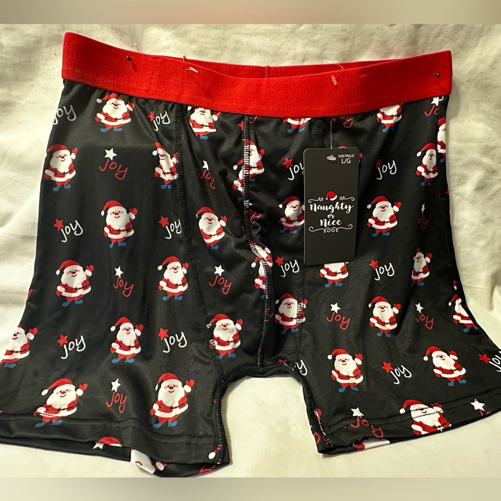 Wertex Debonair Creations Festive Santa Boxer Shorts.
NWT